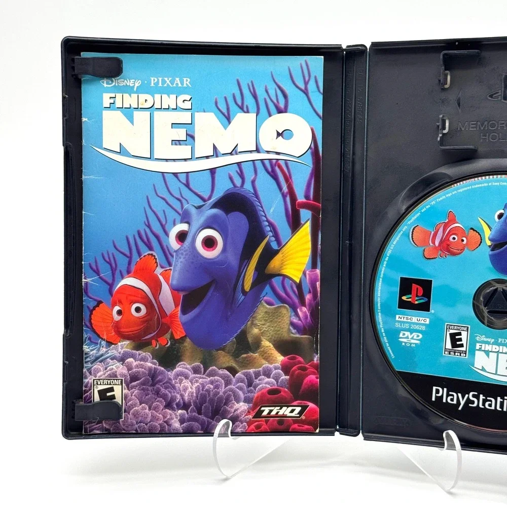 Finding Nemo PS2 Game Black Label CIB Complete Manual 2003